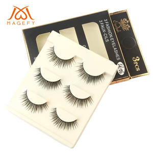 <span class=keywords><strong>Magefy</strong></span> Faux Cils en Bande Naturellement Élancés et Densément Courbés – Lot de 3 Paires – Vente en Gros - Product Image 5