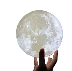 Lámpara Lunar Industrial Impresa en 3D, Luz Nocturna para Niños y Mujeres, Carga USB, Brillo Ajustable, Decoración para Sala de Estar y Hogar - Product Image 5