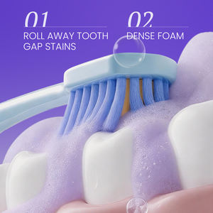 Mousse nettoyante pour les dents blanchissante violette KORMESI 60 ml, marque privée, OEM personnalisé, ingrédients doux, correction de la mousse dentaire - Product Image 5