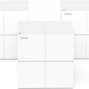 Tenda Nova <span class=keywords><strong>Mesh</strong></span> WiFi System MW6 Covers 3500 Sq <span class=keywords><strong>AC1200</strong></span> WiFi <span class=keywords><strong>Mesh</strong></span> System Remplace le routeur sans fil et le WiFi <span class=keywords><strong>Extender</strong></span> 3-Pack - Product Image 1