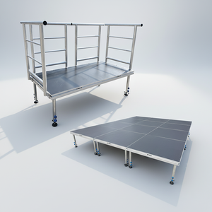 Structure de scène modulaire portable en aluminium robuste, capacité de charge de 1000 kg, <span class=keywords><strong>plateforme</strong></span> événementielle pour grandes manifestations musicales en extérieur - Product Image 5