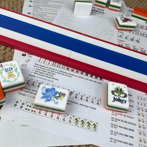 Set di supporti per Mahjong americano con spintori magnetici – Set di 4 supporti stampati in 3D da 17,32 pollici - Product Image 3