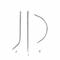 Meilleures ventes : Lot de 4 aiguilles courbées en acier inoxydable (types C/I/J) pour tissage de coton, robustes et durables, pour extensions de cheveux et perruques