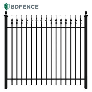 जस्ता स्टील गार्डन बाड़ नगरपालिका ग्रीन बेल्ट अलग-अलग रेलिंग वनस्पति उद्यान दबाव उपचार धातु के लिए सुरक्षात्मक बाधा - Product Image 6