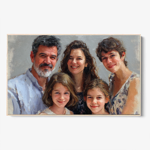 Nouveaux produits de 2025 images de portraits de famille, peintures <span class=keywords><strong>à</strong></span> l'huile, peintures <span class=keywords><strong>à</strong></span> la main, <span class=keywords><strong>toiles</strong></span>, décoration d'art mural avec <span class=keywords><strong>prix</strong></span> populaire - Product Image 3