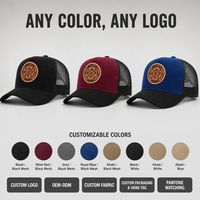 Casquette de baseball unisexe réglable en suède respirant avec broderie 3D et patch rond, idéale pour le sport et les activités de plein air, vente en gros