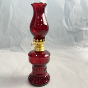 Customized Color Size logo Round clear Red Lighting Glass Oil <strong>Lantern</strong> <strong>Lamp</strong> with Handle for Outside Home Holiday - Product Image 5