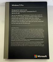 Windows 11 Professional USB, Caja, Nuevo, Paquete Completo, Clave FPP, Licencia de 12 Meses, Activación en Línea