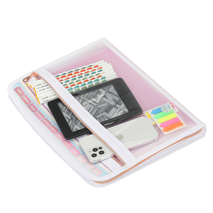 Customized PVC PP <strong>Plastic</strong> <strong>Document</strong> Organizer with Clear Front Pocket <strong>File</strong> <strong>Folders</strong> for Receipts and <strong>Documents</strong> <strong>Custom</strong> Logo - Product Image 5