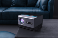 Projecteur LED YDH H50 Android 12, 3000 lumens ANSI, 4K HDR, connectivité Wi-Fi, moteur optique scellé, résolution native 1080p, cinéma maison