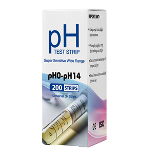 Tiras Reactivas de pH Wancheng Bio 0-14, 200 Tiras, Prueba Universal de Agua y Orina - Product Image 3
