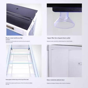 <span class=keywords><strong>Acuario</strong></span> Moderno de Lujo con Cristal de Alta Calidad, de 1 Metro de Altura, con Mueble para Sala de Estar, Ecológico, 300L - Product Image 5