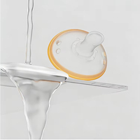 Sucette ergonomique en silicone en forme de gourde, sans BPA, douce pour la bouche de bébé, évite les rougeurs des lèvres, apaise les pleurs nocturnes, 0-12 mois