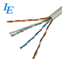Precio de fábrica LSZH UTP Cat6 PVC LAN Cable Cables de comunicación de red con aislamiento