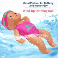 Jouet aquatique Montessori, poupée en PVC, jouet de bain pour bébé, jouet interactif parent-enfant pour enfants