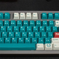 GMK Deku Keycaps Japanese Cherry Profile PBT Dye-Sub 129 Keys Keycap for Mechanical Keyboard 61/64/68/84/98/108 Layout