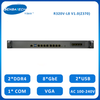 R320V-L8 LGA1151 8 Lan 1U PCIE X8 4 ou 2 Ports SFP + Linux Win7 Win10 Pfsense Pare-feu Routeur Sfp 10g