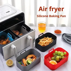 <b>Silicone</b> Square Biscuit Pan Heat-Resistant Food Safe Eco-Friendly <b>Tray</b> for Easy Cleaning Multi-Purpose Oven Safe Pad - Product Image 3