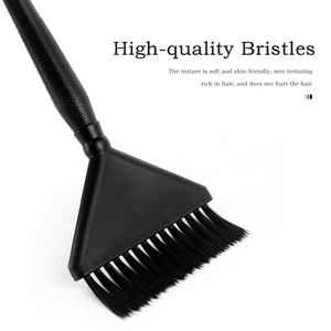 Brosse à cheveux à pointe noire Barber <span class=keywords><strong>Shop</strong></span> Baking Oil Comb Salon Highlight Hair Toolhair dye brush - Product Image 3