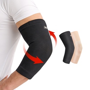 Coderas de punto de alta elasticidad, manga de soporte, mangas de compresión transpirables para tendinitis, coderas de tenis - Product Image 1