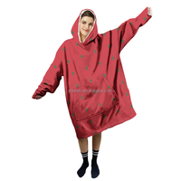 Couverture personnalisée à double couche avec drapeau marocain pour n'importe quelle conception Couverture confortable en polaire à capuche en flanelle Sherpa