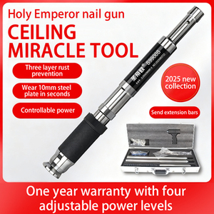 Cordless Ceiling Nail Gun Low Noise Fastening Tool For Overhead Roofing And Wood Nailing Projects - Product Image 2