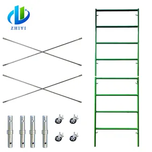 Compra aluguel baixo custo pedreiro gato andando bordo pilar joint pin escada aço andaimes quadros parede gravata construção 6ft