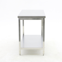 Commercial En Acier Inoxydable Inox Table De Travail Cuisine Pour Restaurant pour Boucherie Hôpital avec Prix de Gros