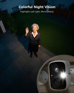 Cámara Hiseeu Inteligente BLE de 4MP con Batería Solar, Visión Nocturna en Color, Audio Bidireccional, Detección de Movimiento PIR, Sirena, Foco, IP65, Wifi - Product Image 3