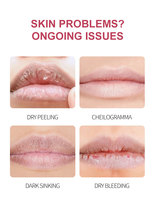 Masker Bibir Vegan Pelembap Pengelupas Kulit Bibir Balsem Bibir Blueberry Jelly Kolagen Masker Tidur Bibir & Scrub Semalaman