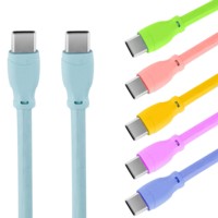 Cable de Carga Rápida USB Tipo-C 2.0 de Alta Calidad, 60W 20V3A, Conductor de Cobre Puro para Auriculares, Computadoras y Dispositivos Móviles