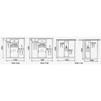 XGN66-12 Subestación Prefabricada Compacta de Estilo Europeo de 12kV, Caja de Distribución de Energía, Equipo de Distribución de Energía con Clasificación IP3X, 1 Año de Garantía