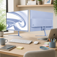 21,5 Zoll FHD Farb-Computermonitor VA-Panel 1920x1080 PC-Bildschirm HDMI VGA Eingang VESA-Montierbar für Büro Zuhause OEM Großhandel