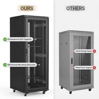 Gabinete de Servidor 32U de 1.6m de Profundidad, 600x800, 19 Pulgadas, Modelo TA, Caja IT para Monitoreo de Seguridad, Centro de Datos, Nodo