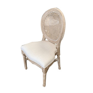 เก้าอี้รับประทานอาหารสไตล์ยุโรปสูงสีโรสโกลด์สีเขียวโอ๊คเหล็กวิคตอเรียด้านหลังครีม Louis XVI สำหรับคนจำนวนมาก - Product Image 5