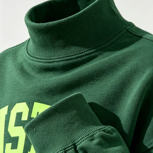 Fabricant de vêtements – Nouveaux sweats à capuche et pulls oversize en coton doux à col montant et sérigraphie pour femme – Collection Printemps - Product Image 3