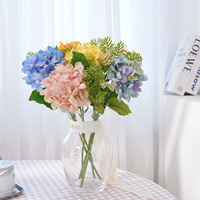 Anna Hortensia Simulatie Zachte Bloem Eettafel Huis & Hotel Decoratie Kunststof Zijde Kunstbloemen Model XYCA3601