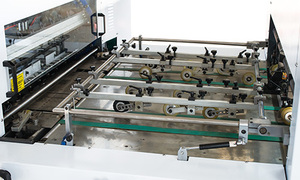 Cortador de cartón y papel digital, máquina troqueladora de cartón para pliegues y estampado en caliente de 600 toneladas de presión de - Product Image 5