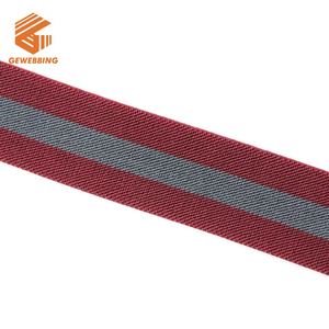 Sangle élastique en tissu tricoté rouge pour sacs et accessoires vestimentaires - Product Image 4