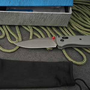 มีดพับ EDC รุ่น Survival 535 เกรดอุตสาหกรรม OEM เหล็ก M390 ด้ามไนลอนไฟเบอร์ พร้อมส่งในสหรัฐอเมริกา จัดส่งรวดเร็ว - Product Image 4
