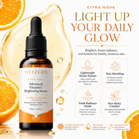 Sérum Éclaircissant Avancé à la Vitamine C OEM ODM Citra Nova, Acide 3-O-Éthyl Ascorbique, Niacinamide, Acide Tranexamique, Soin Visage Éclatant 30ml