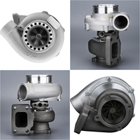 MaXpeedingrods GT3582 GT35 Turbine de turbo améliorée à double roulement à billes, bride Vband T3 pour moteur 2.5L-6.0L