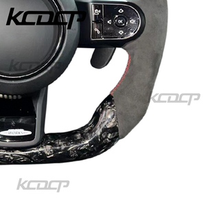 Volante de fibra de carbono de cuero LED para BMW <span class=keywords><strong>Mini</strong></span> <span class=keywords><strong>Cooper</strong></span> <span class=keywords><strong>MINI</strong></span> CLUBMAN <span class=keywords><strong>CABRIO</strong></span> COUNTRYMAN R57 R58 R55 R56 R59 - Product Image 6