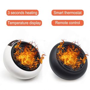 Venta caliente Mini hogar Oficina calentador eléctrico montado en la pared escritorio-Circular aire caliente PTC calefacción Reino Unido coche portátil regalos para el hogar - Product Image 5