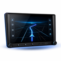 Radio Mobil Android 10 IPS 9 Inci, Navigasi GPS, Wireless Carplay, Android Auto, Stereo, Layar Terpisah, Amplifier, Kamera Mundur, USB