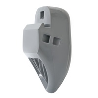 Pare-battage gonflable en PVC pour bateau ponton, pare-chocs de quai ponton avec nervures, gris argenté