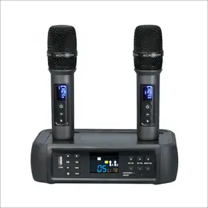 Microfono In plastica Uhf trasmettitore Wireless Made In China Uhf Mics trasmettitore e ricevitore cablato Mics