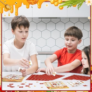 Cartes de bingo Rosh Hashanah pour 24 joueurs Jeu de fête du Nouvel An juif Activité de classe familiale Ensemble de bingo <span class=keywords><strong>Shana</strong></span> Tova avec marqueurs - Product Image 5