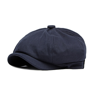 2023 Cotton <strong>Women</strong> <strong>Berets</strong> Winter <strong>Hats</strong> Vintage French Plaid Top Cap Painter <strong>Hat</strong> Autumn Street Girls Octagonal <strong>Beret</strong> Caps - Product Image 2