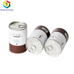 Couleur Imprimé En Carton Biodégradable En Plastique Couvercles Papier Tube Haut De Gamme Cylindrique Café Papier Tube - Product Image 1